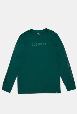 Zoo York Mens Tonal Embroidered Long Sleeve