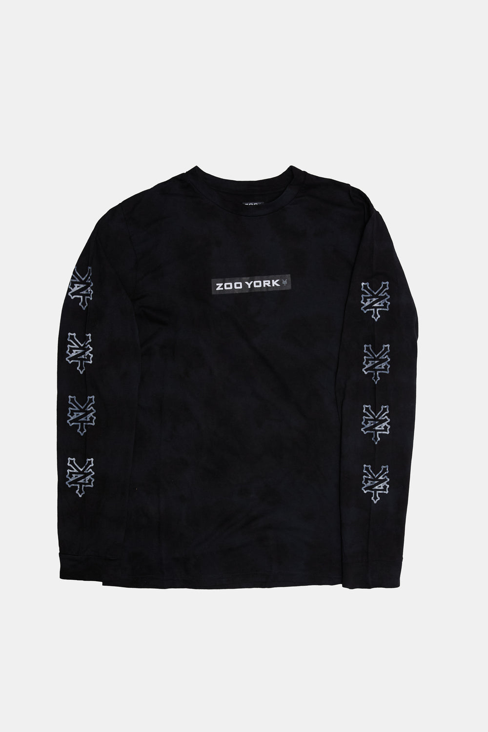 Zoo York Mens Box Logo Tie-Dye Long Sleeve Zoo York Mens Box Logo Tie-Dye Long Sleeve