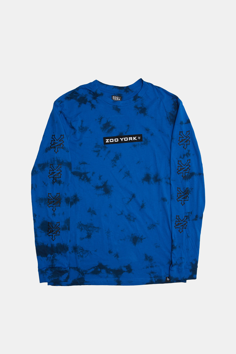 Zoo York Mens Box Logo Tie-Dye Long Sleeve Zoo York Mens Box Logo Tie-Dye Long Sleeve