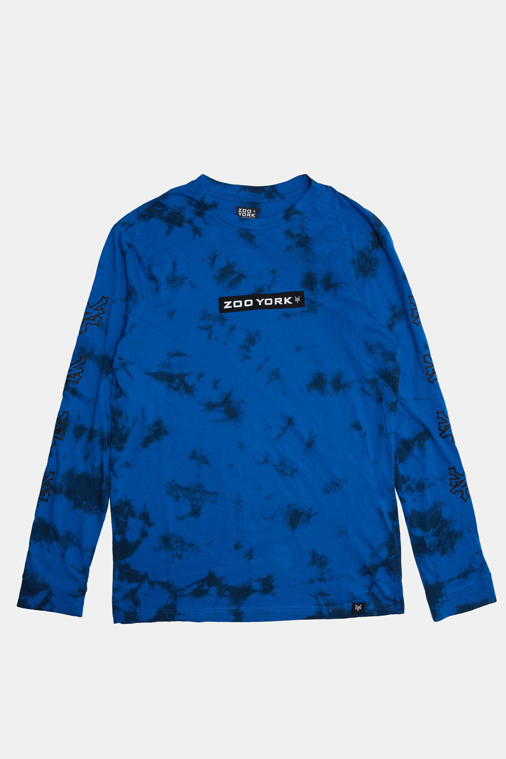 Zoo York Mens Box Logo Tie-Dye Long Sleeve Zoo York Mens Box Logo Tie-Dye Long Sleeve