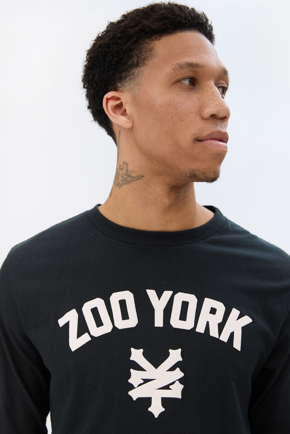 Zoo York Mens Puff Logo Long Sleeve Zoo York Mens Puff Logo Long Sleeve