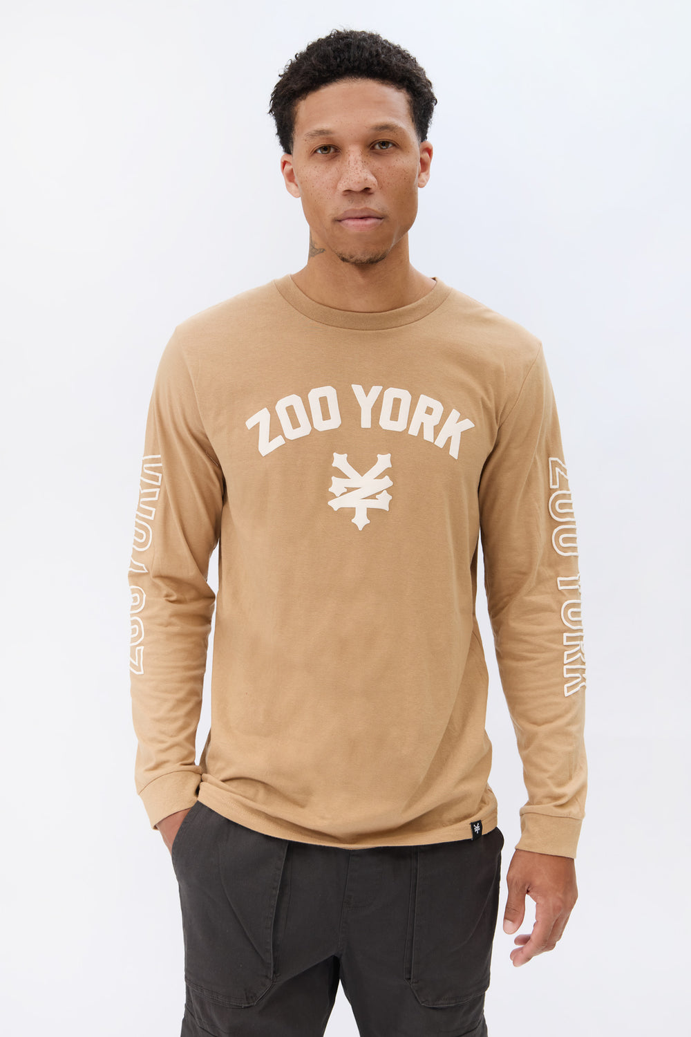 Haut à manches longues logo Zoo York homme Haut à manches longues logo Zoo York homme