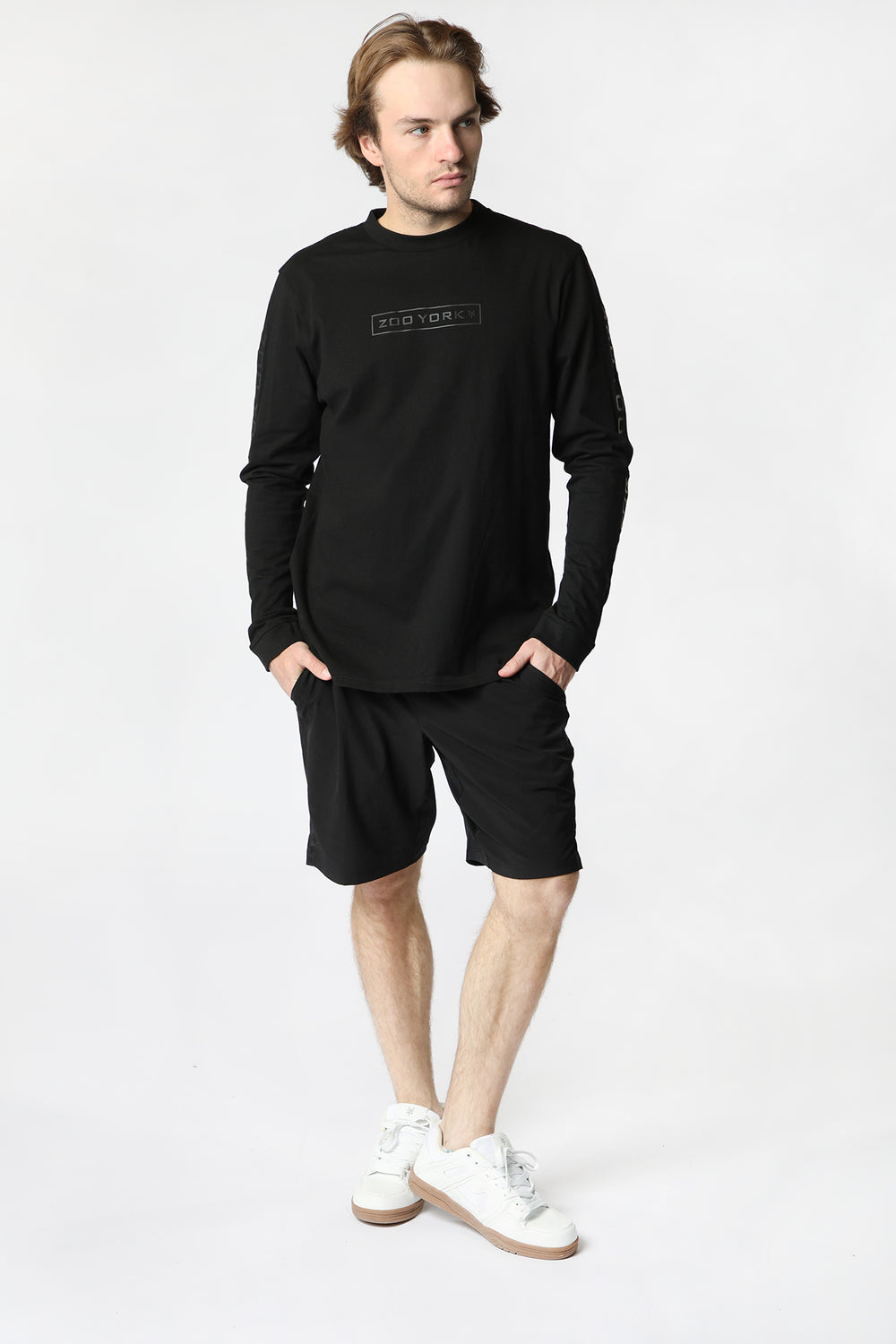 Haut à Manches Longues Logo Zoo York Homme Haut à Manches Longues Logo Zoo York Homme