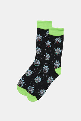 Chaussettes imprimées Rick and Morty homme