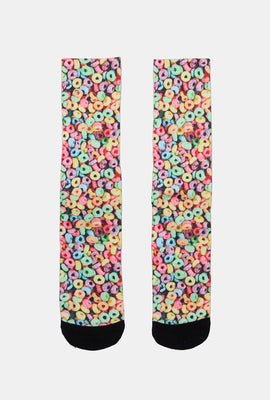 Zoo York Mens Printed Crew Socks