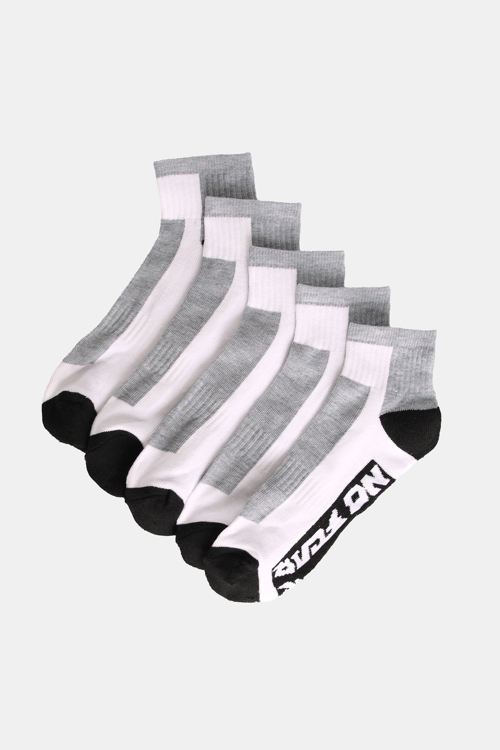 No Fear Mens 5-Pack Logo Ankle Socks No Fear Mens 5-Pack Logo Ankle Socks