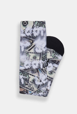 Zoo York Mens Printed Crew Socks