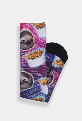 Zoo York Mens Printed Crew Socks