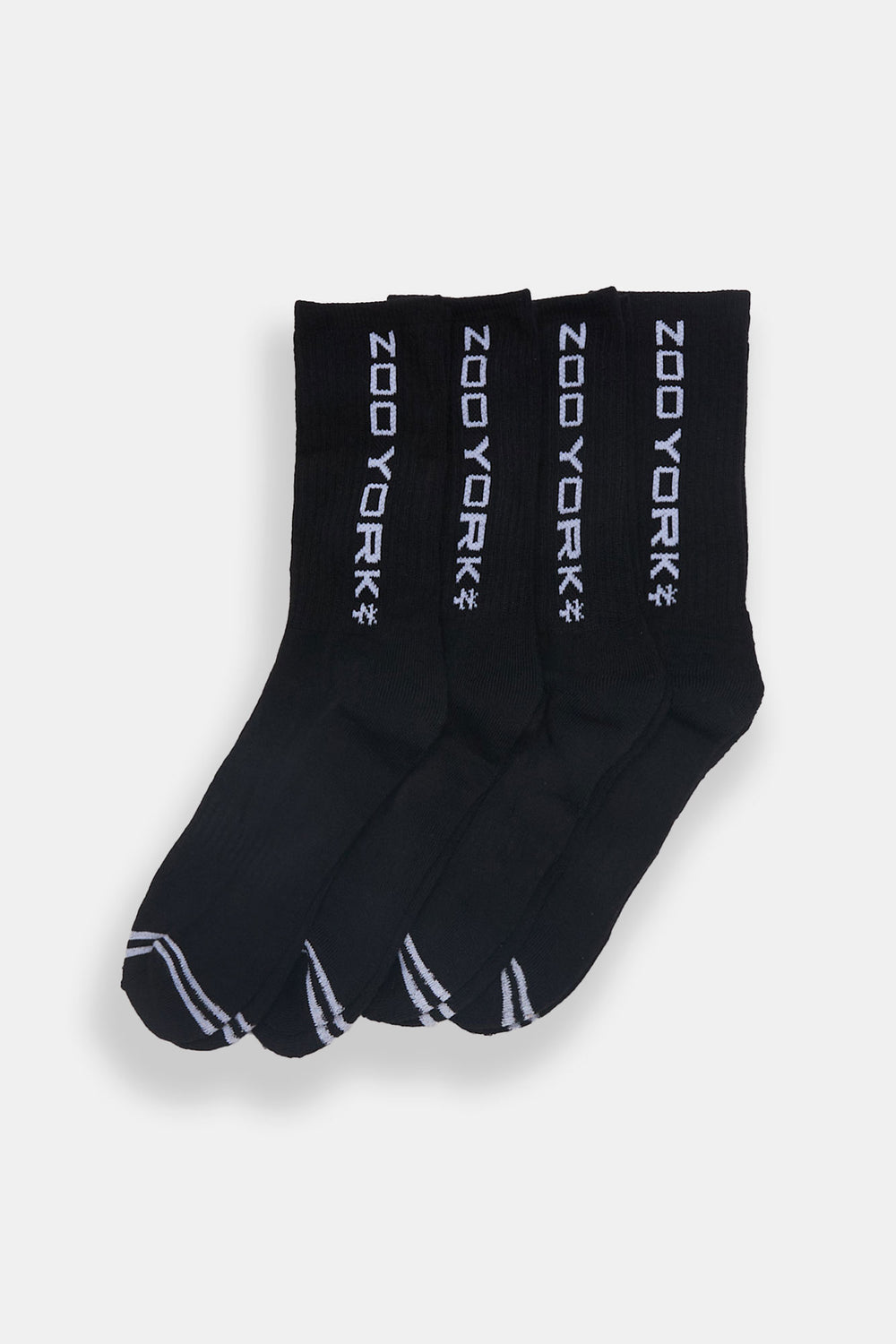 Zoo York Mens 4-Pack Athletic Crew Socks Zoo York Mens 4-Pack Athletic Crew Socks
