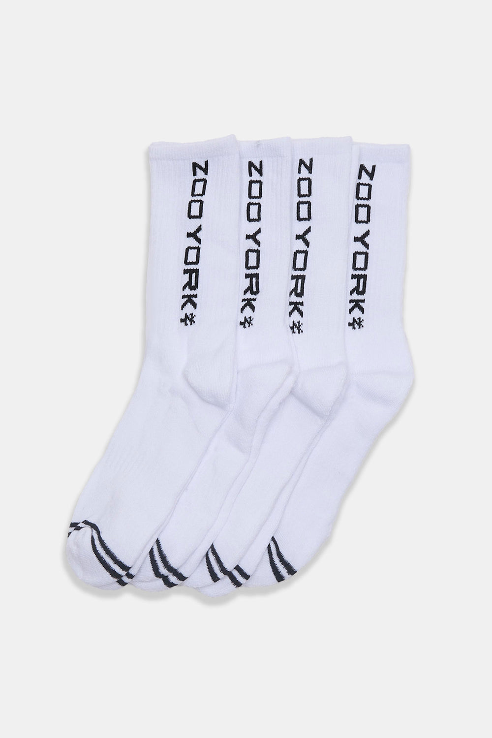 Zoo York Mens 4-Pack Athletic Crew Socks Zoo York Mens 4-Pack Athletic Crew Socks