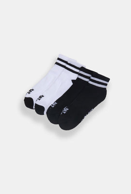 Zoo York Mens 4-Pack Athletic Ankle Socks