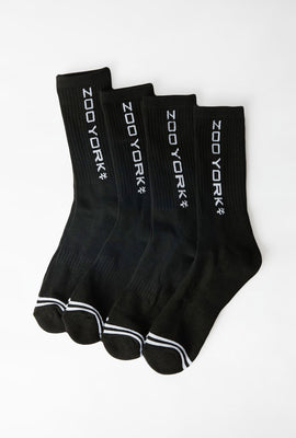 Zoo York 4-Pack Athletic Crew Socks