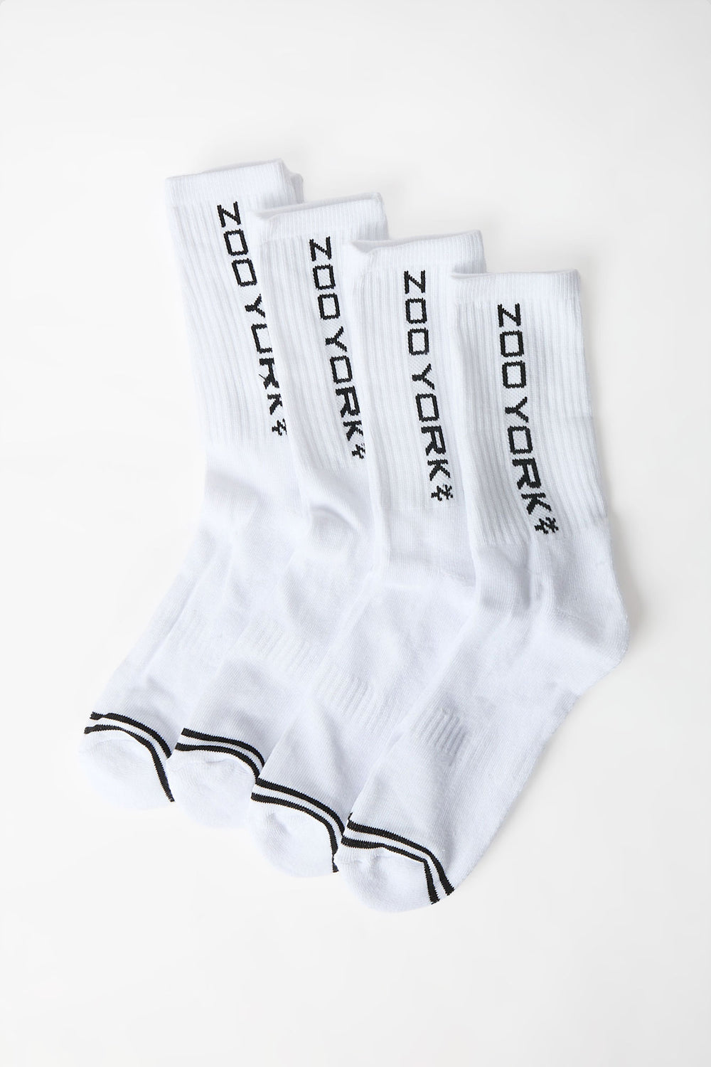 4 paires de chaussettes athlétiques mi-mollet Zoo York 4 paires de chaussettes athlétiques mi-mollet Zoo York