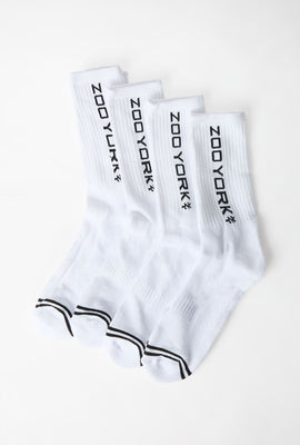 Zoo York 4-Pack Athletic Crew Socks