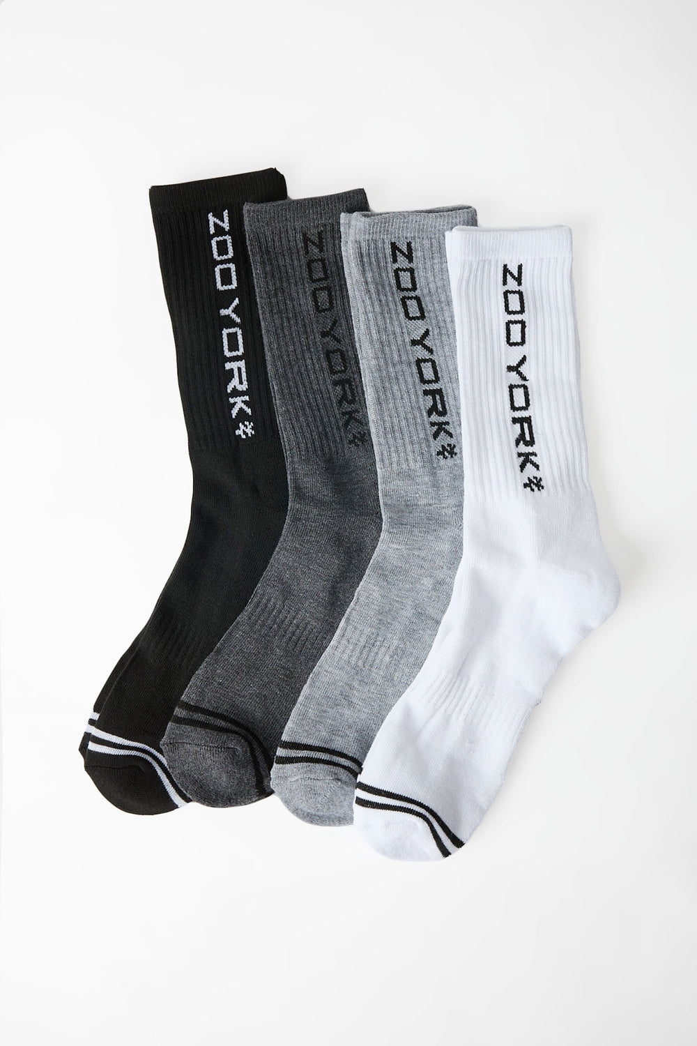 4 paires de chaussettes athlétiques mi-mollet Zoo York 4 paires de chaussettes athlétiques mi-mollet Zoo York