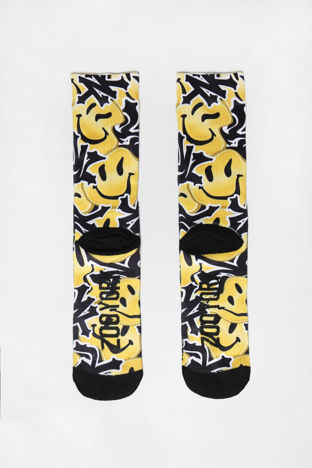 Chaussettes Smiley Zoo York Homme Jaune