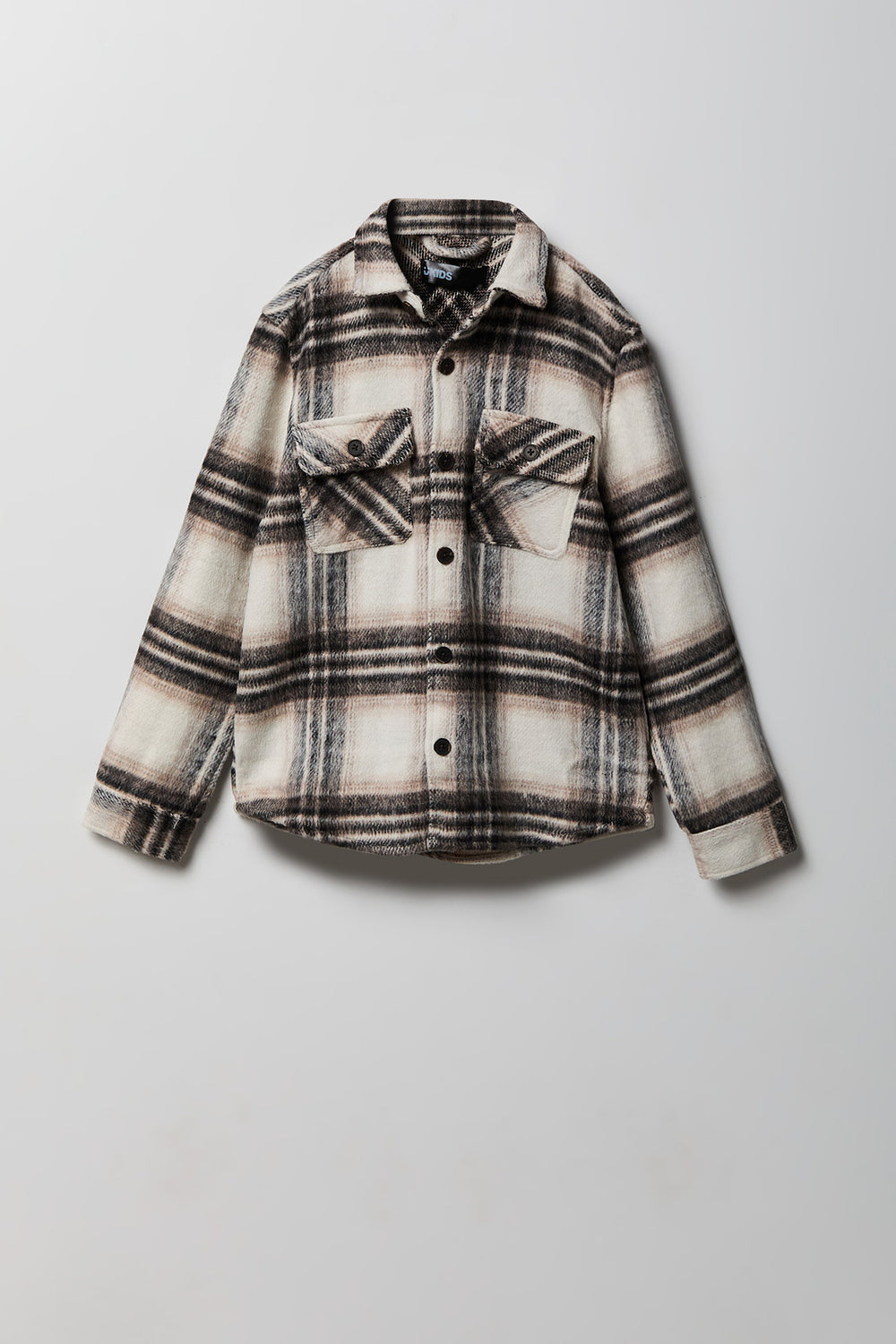 Youth Plaid Button-Up Shacket Youth Plaid Button-Up Shacket
