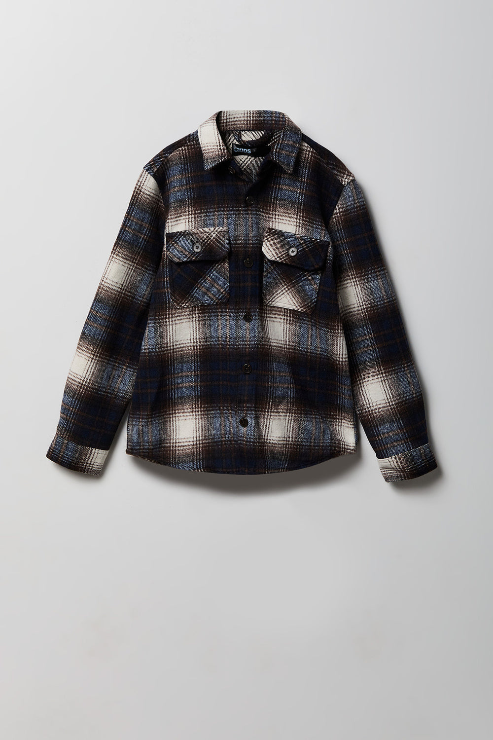 Youth Plaid Button-Up Shacket Youth Plaid Button-Up Shacket