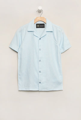 West49 Youth Linen Button-Up