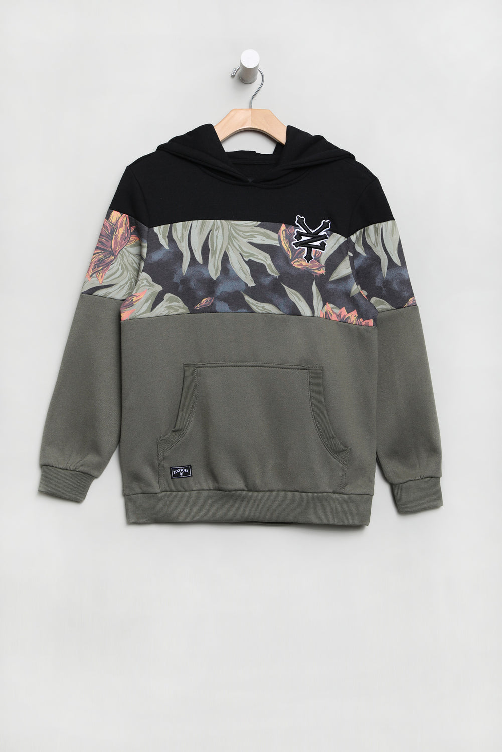 Zoo York Youth Tropical Colour Block Hoodie Zoo York Youth Tropical Colour Block Hoodie