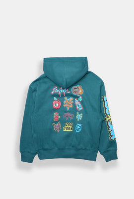 Zoo York Youth Graffiti Print Hoodie
