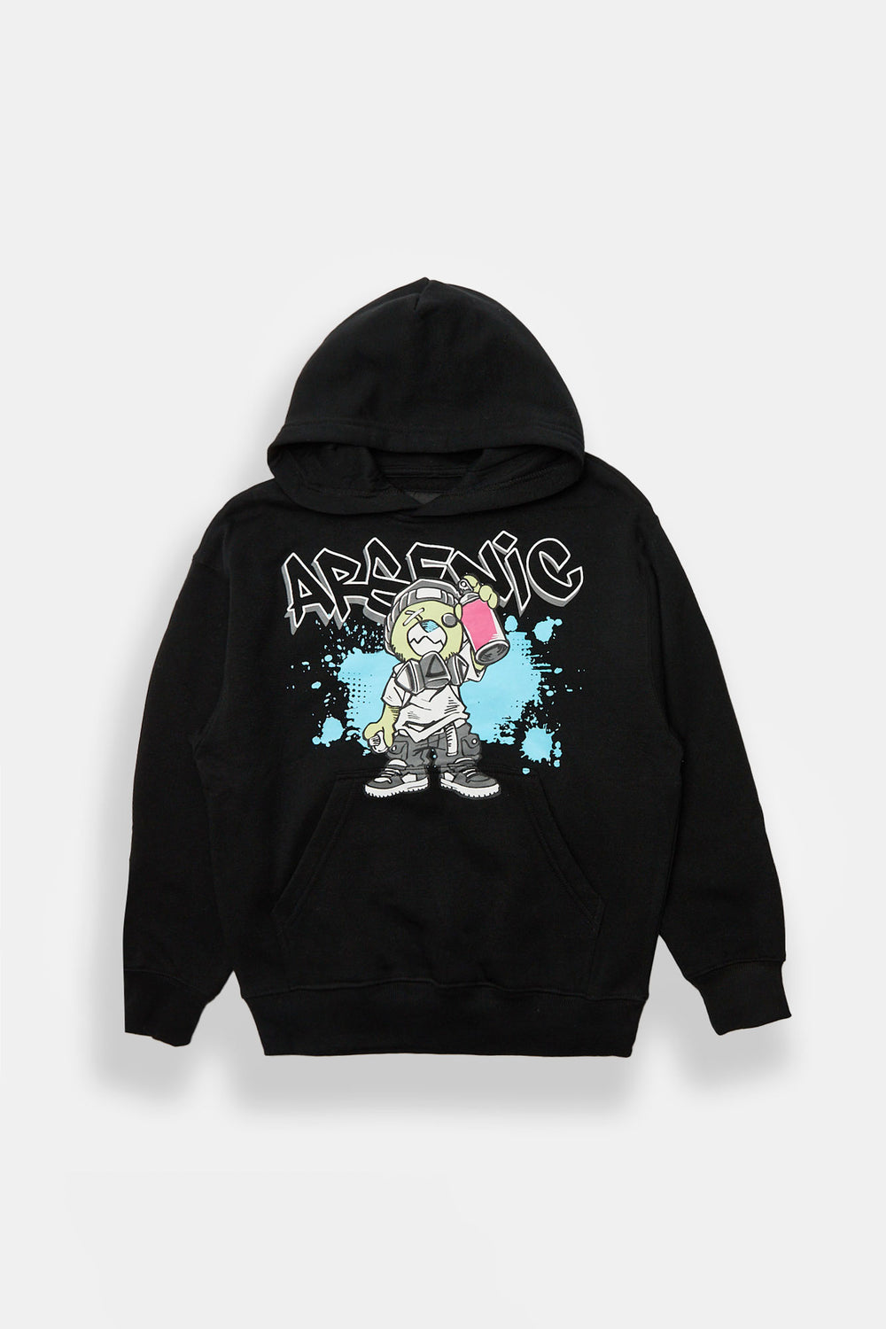 Arsenic Youth Graffiti Bear Graphic Hoodie Arsenic Youth Graffiti Bear Graphic Hoodie