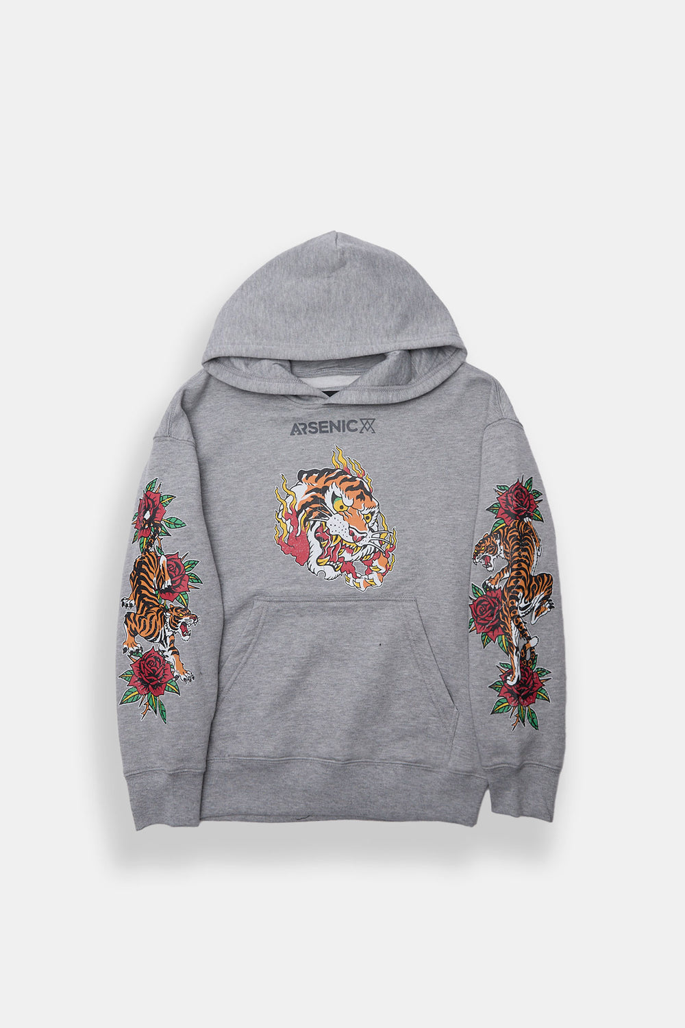 Haut à capuchon imprimé tigre Arsenic junior Haut à capuchon imprimé tigre Arsenic junior
