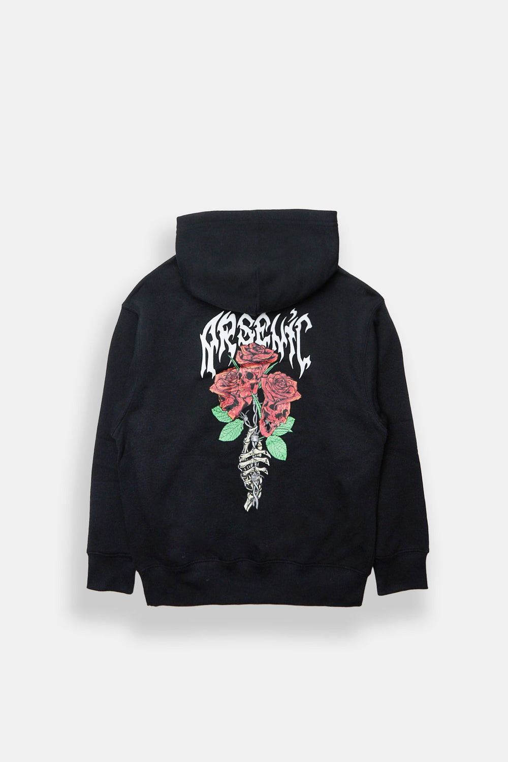 Arsenic Youth Skull Rose Bouquet Hoodie Arsenic Youth Skull Rose Bouquet Hoodie