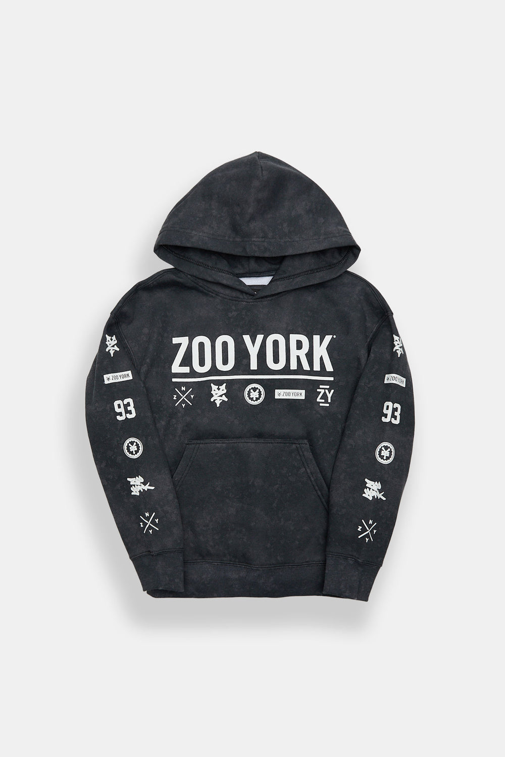 Zoo York Youth Allover Washed Printed Hoodie Zoo York Youth Allover Washed Printed Hoodie