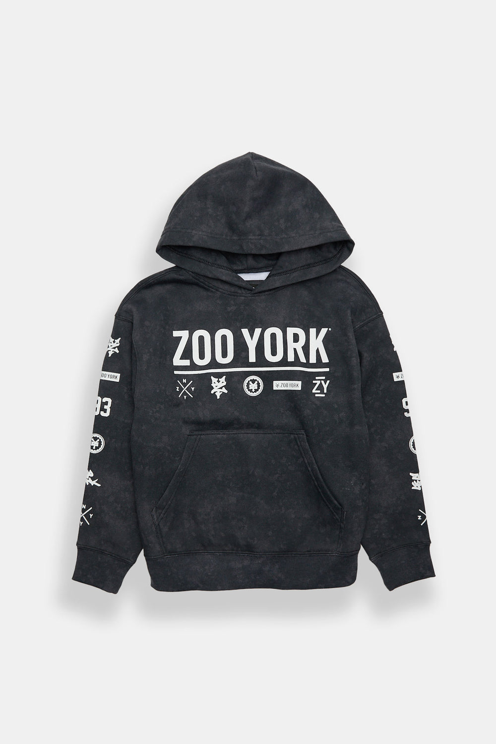 Haut à capuchon imprimé délavé Zoo York junior Haut à capuchon imprimé délavé Zoo York junior