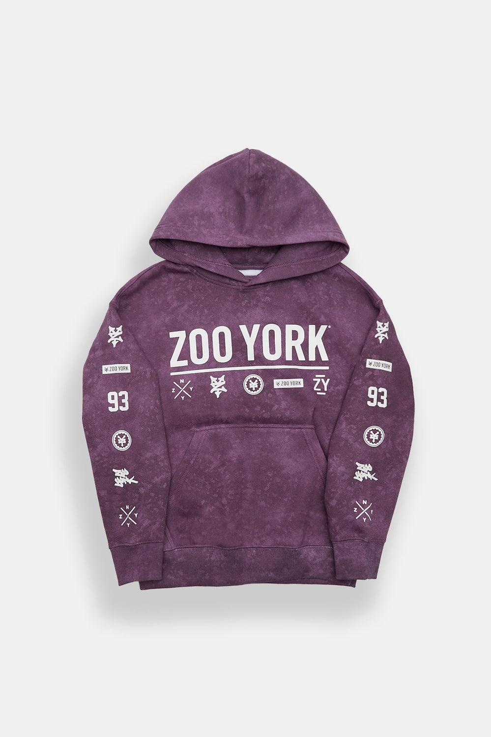 Haut à capuchon imprimé délavé Zoo York junior Haut à capuchon imprimé délavé Zoo York junior