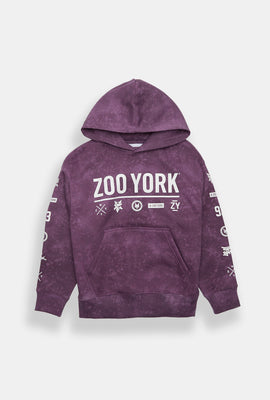 Haut à capuchon imprimé délavé Zoo York junior