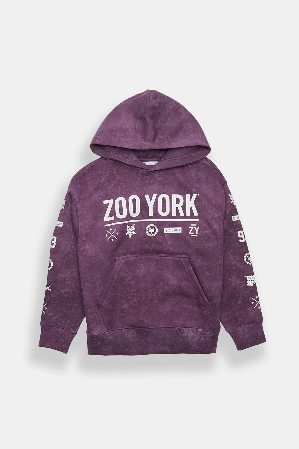 Zoo York Youth Allover Washed Printed Hoodie Zoo York Youth Allover Washed Printed Hoodie