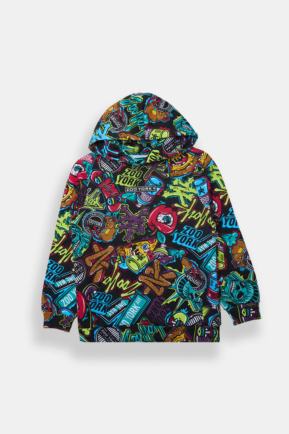 Zoo York Youth Graffiti Print Hoodie Zoo York Youth Graffiti Print Hoodie