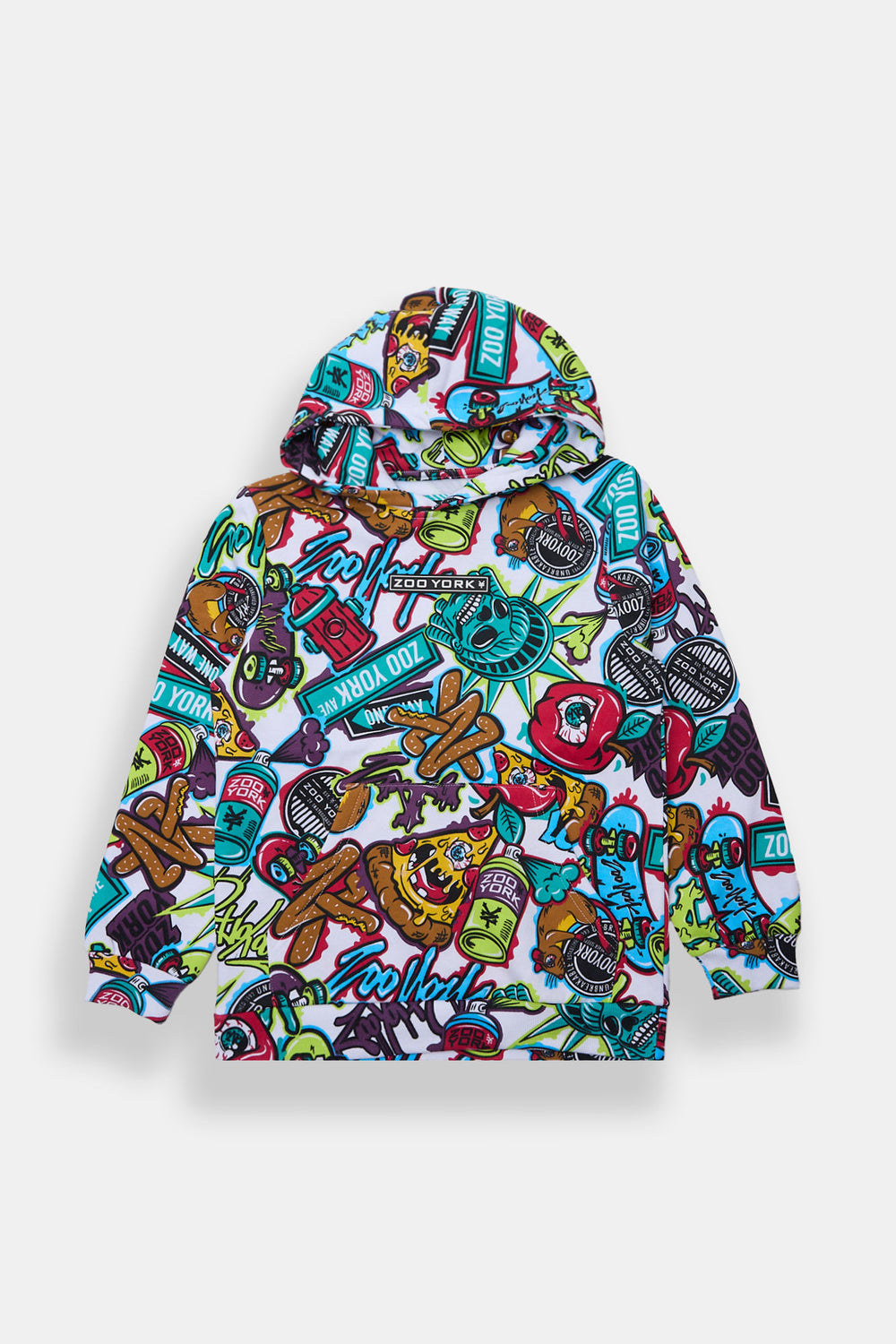 Zoo York Youth Graffiti Print Hoodie Zoo York Youth Graffiti Print Hoodie