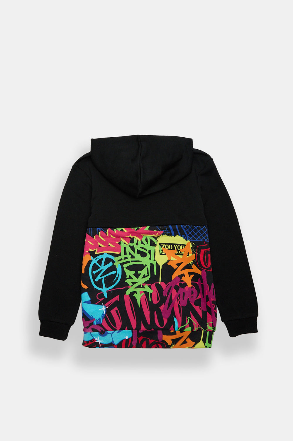 Zoo York Youth Graffiti Colour Block Hoodie Zoo York Youth Graffiti Colour Block Hoodie