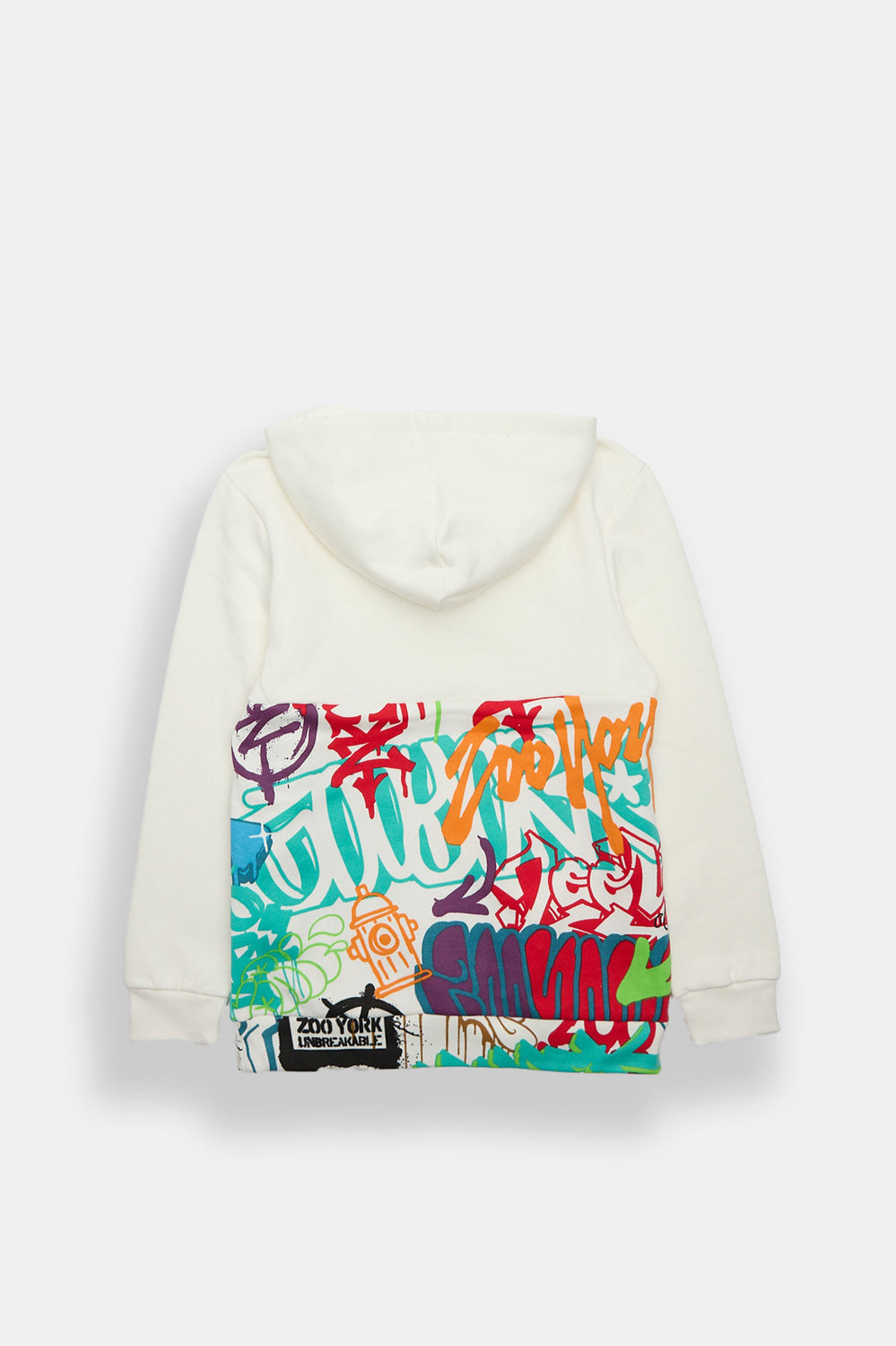 Zoo York Youth Graffiti Colour Block Hoodie Zoo York Youth Graffiti Colour Block Hoodie