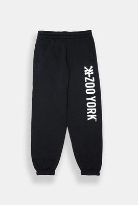 Jogger en molleton imprimé logo Zoo York junior