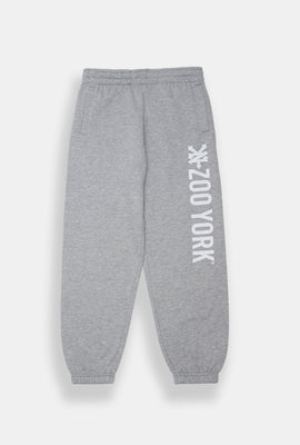 Jogger en molleton imprimé logo Zoo York junior
