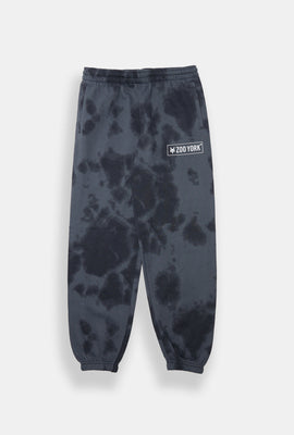 Jogger en molleton tie-dye à logo carré Zoo York junior