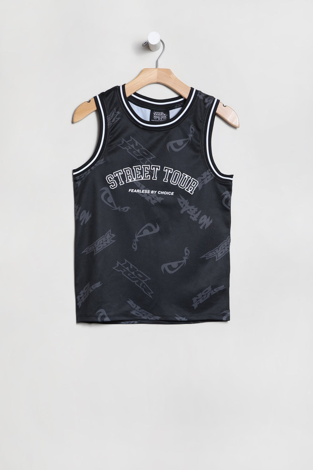 No Fear Youth Printed Basketball Jersey Tank Top No Fear Youth Printed Basketball Jersey Tank Top