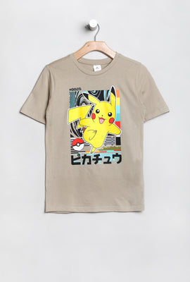 T-Shirt Imprimé Pikachu Pokémon Junior