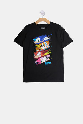 T-shirt imprimé Sonic et Knuckles junior