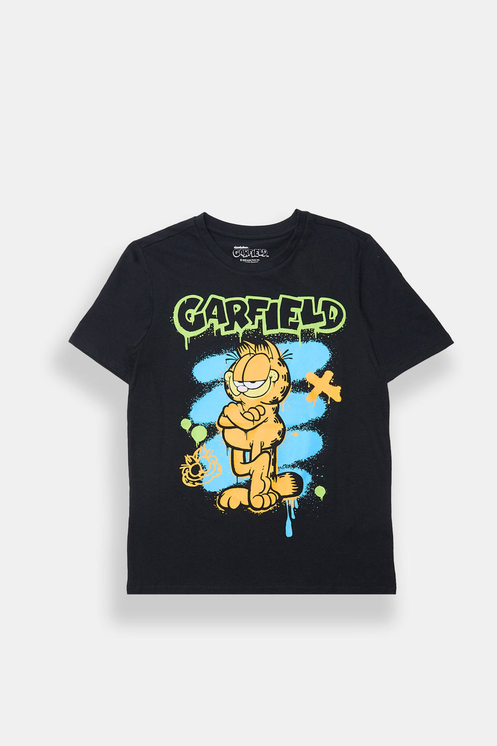 Youth Garfield Graffiti Graphic Tee Youth Garfield Graffiti Graphic Tee