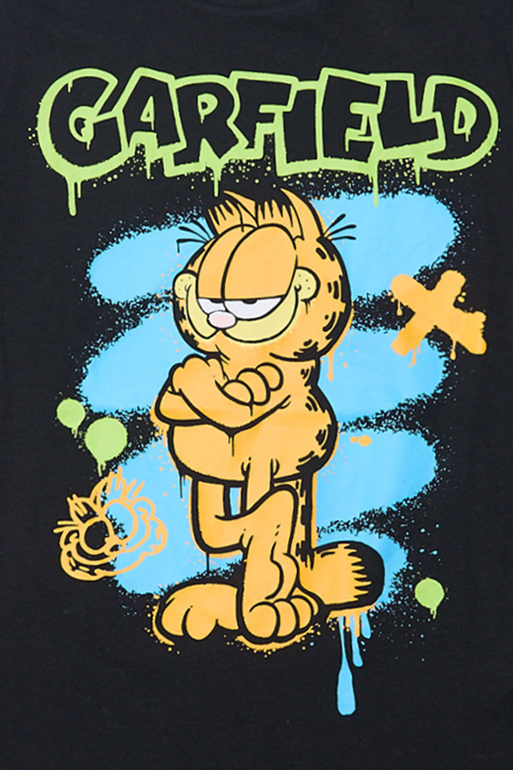 Youth Garfield Graffiti Graphic Tee Youth Garfield Graffiti Graphic Tee