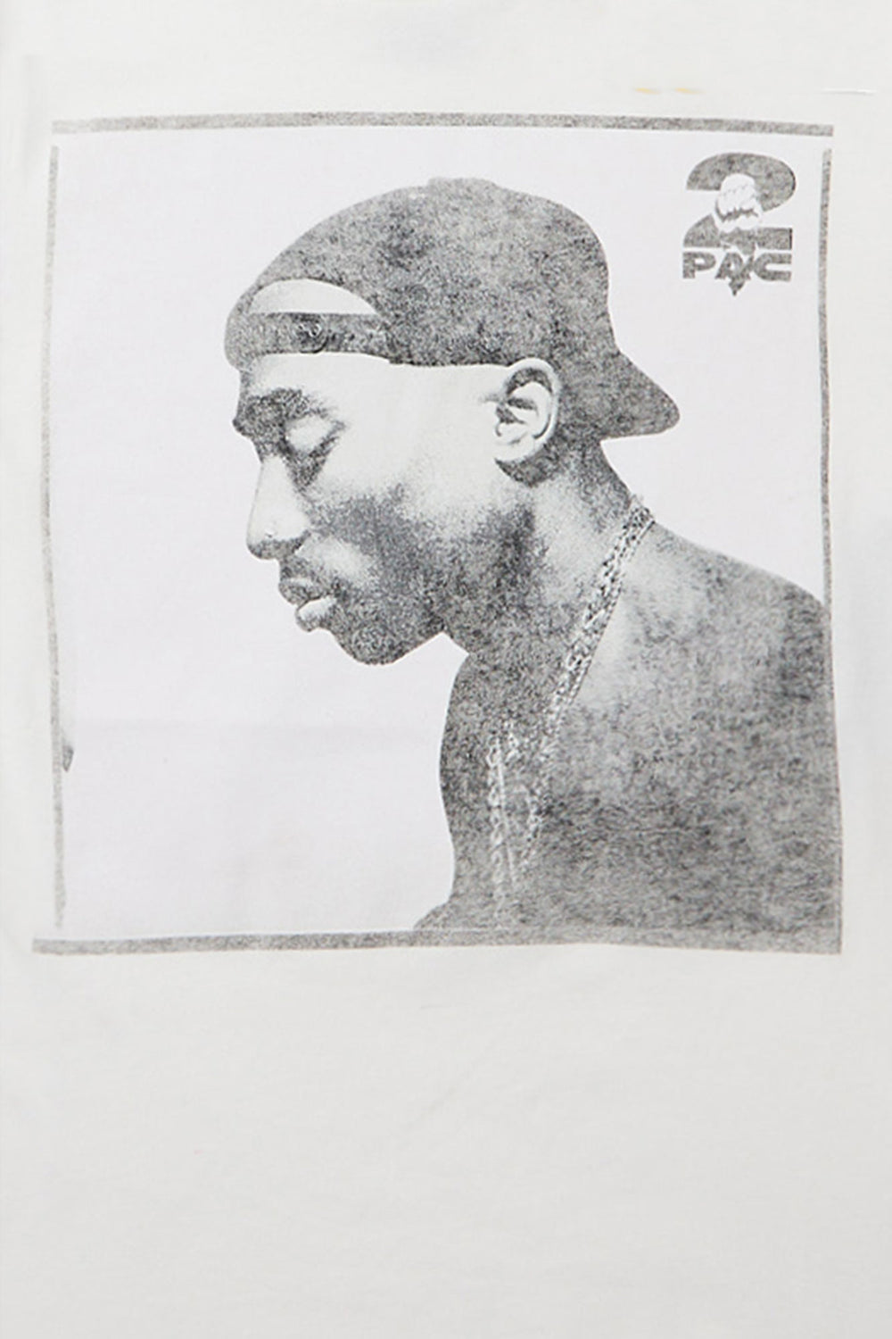 Youth 2Pac Portrait Graphic Tee Youth 2Pac Portrait Graphic Tee
