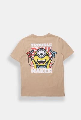 Youth Minions Trouble Maker Graphic Tee