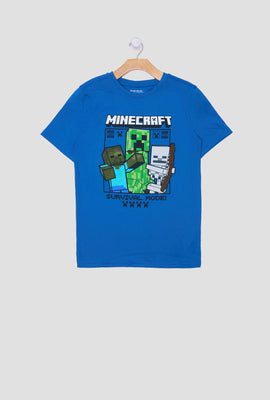 Youth Minecraft Survival Mode T-Shirt