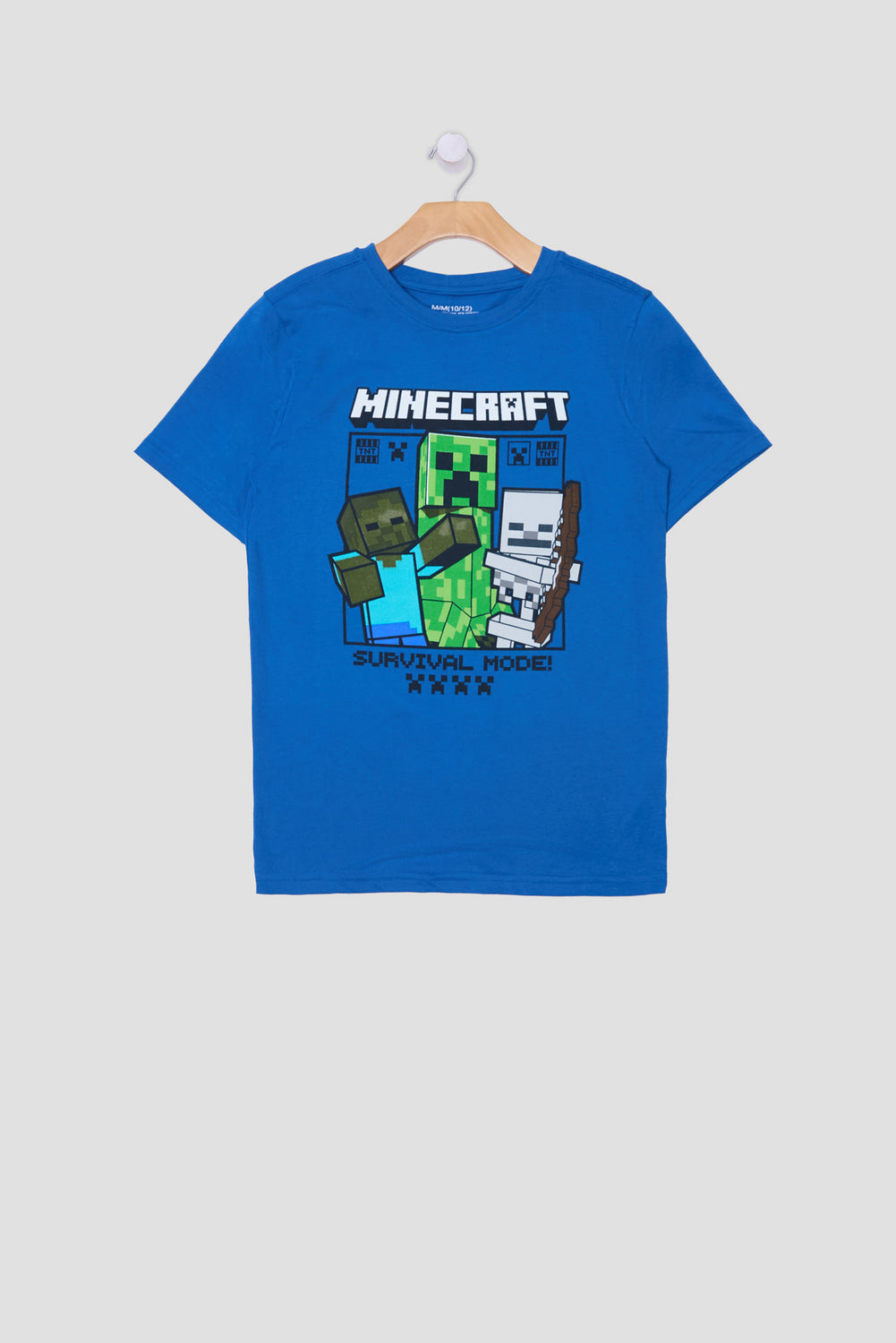 T-shirt imprimé Minecraft Survival Mode junior T-shirt imprimé Minecraft Survival Mode junior