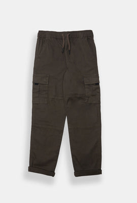 Pantalon cargo en sergé décontracté Arsenic junior